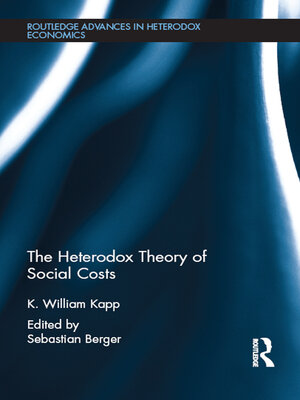 cover image of The Heterodox Theory of Social Costs